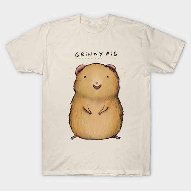 Grinny Pig T-Shirt by Sophie Corrigan